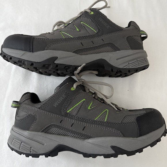 Worx By Red Wing Women's 9W Steel Toe Work Safety Grey Sneakers - Picture 4 of 5